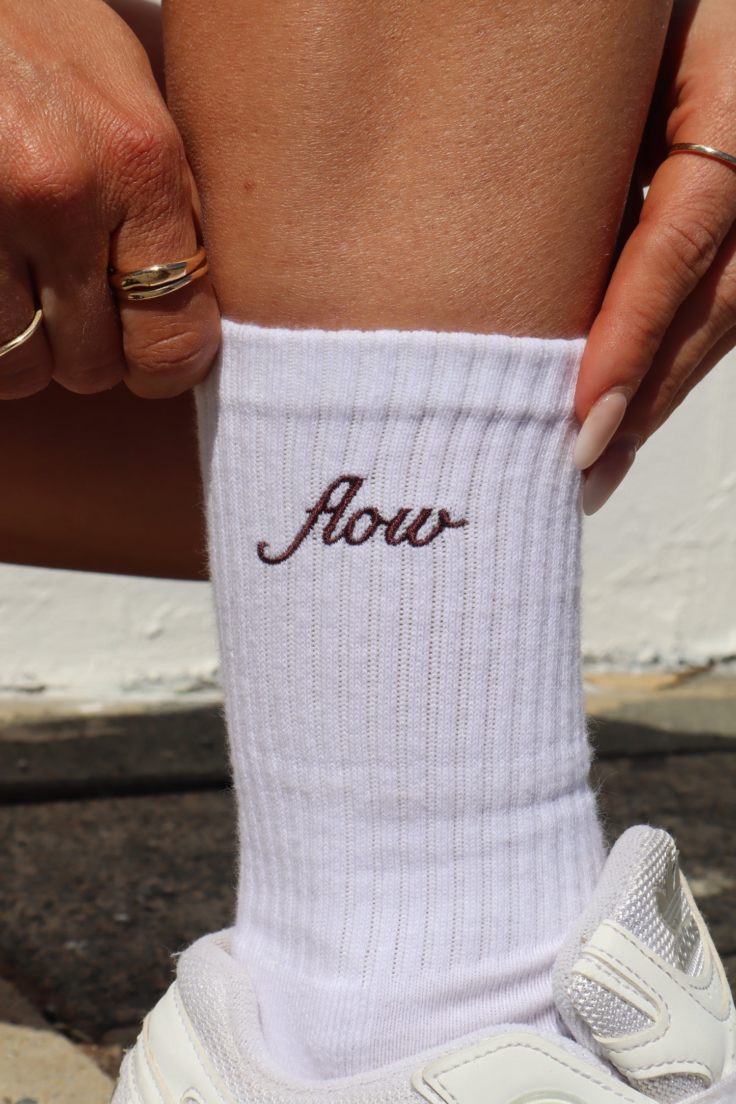 Crew Flow Socks | Brown