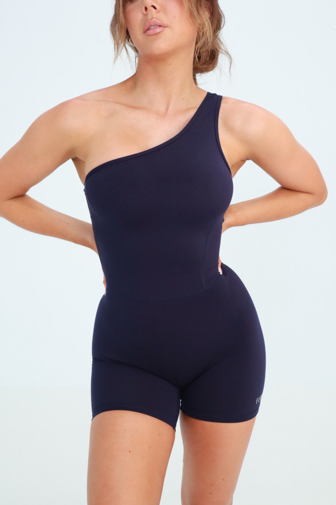 Mya One Shoulder Onesuit | DEEP