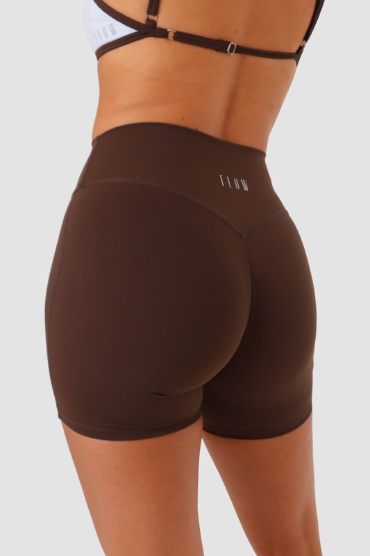 Subtle Scrunch Short | COFFEE