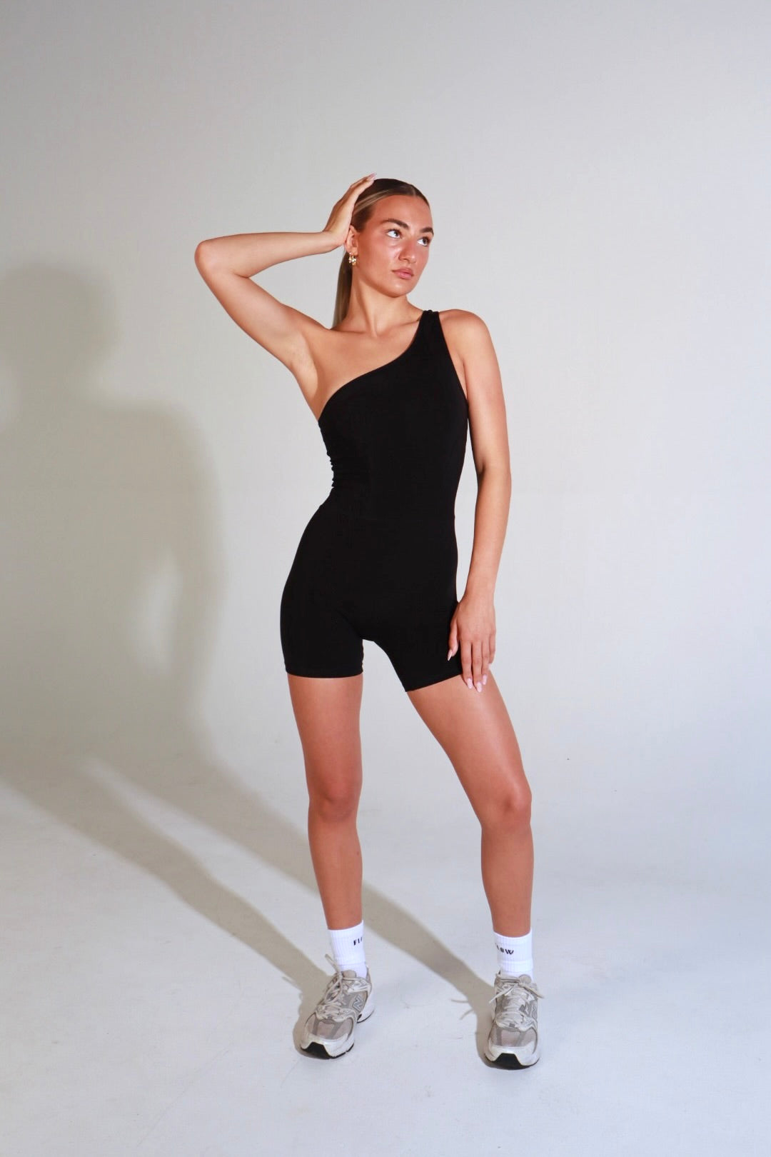 Mya One Shoulder Onesuit | ONYX