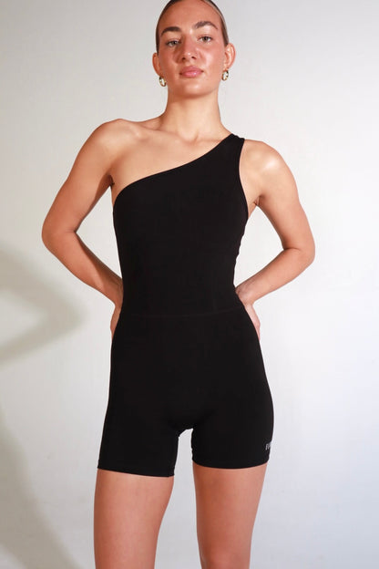Mya One Shoulder Onesuit | ONYX