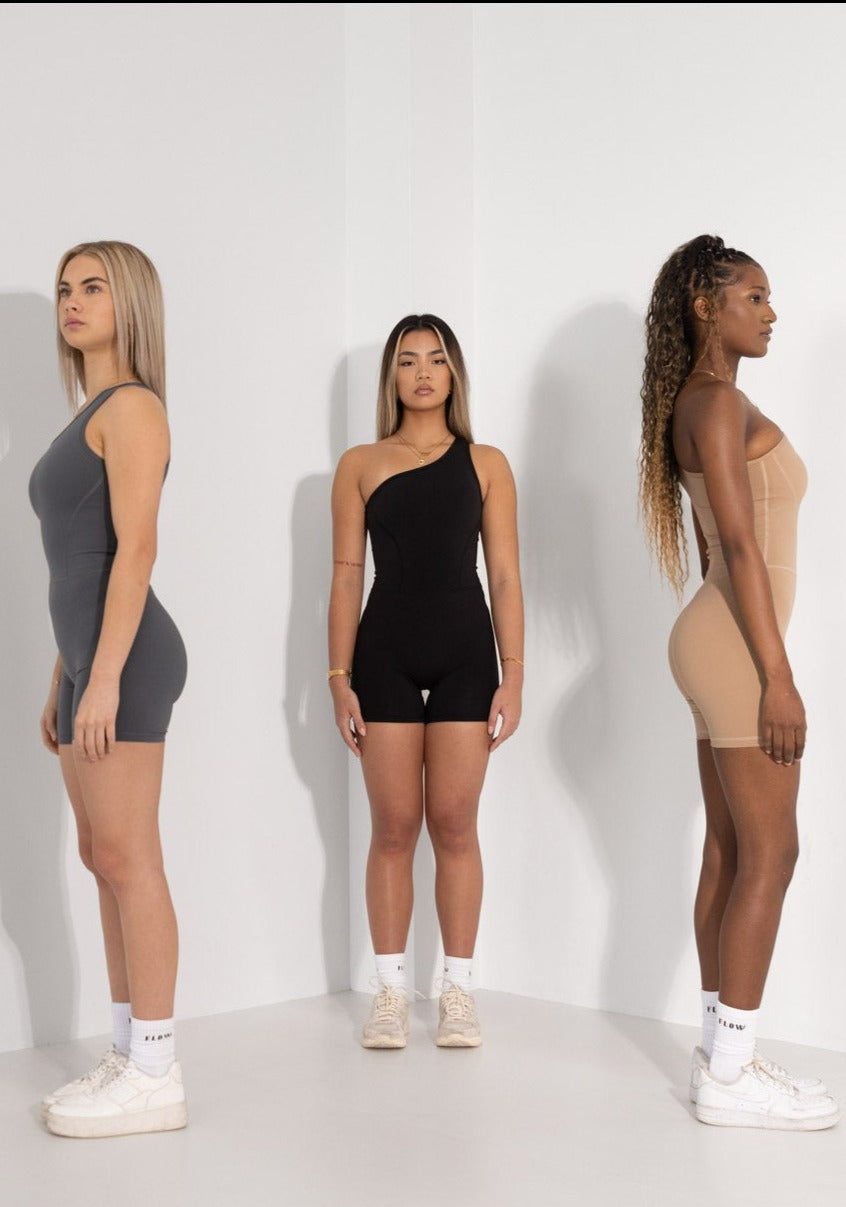 Mya One Shoulder Onesuit | 3 Piece Bundle