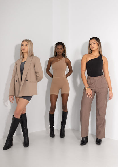 Mya One Shoulder Onesuit | 3 Piece Bundle