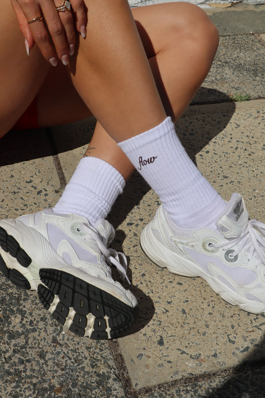 Crew Flow Socks | Brown