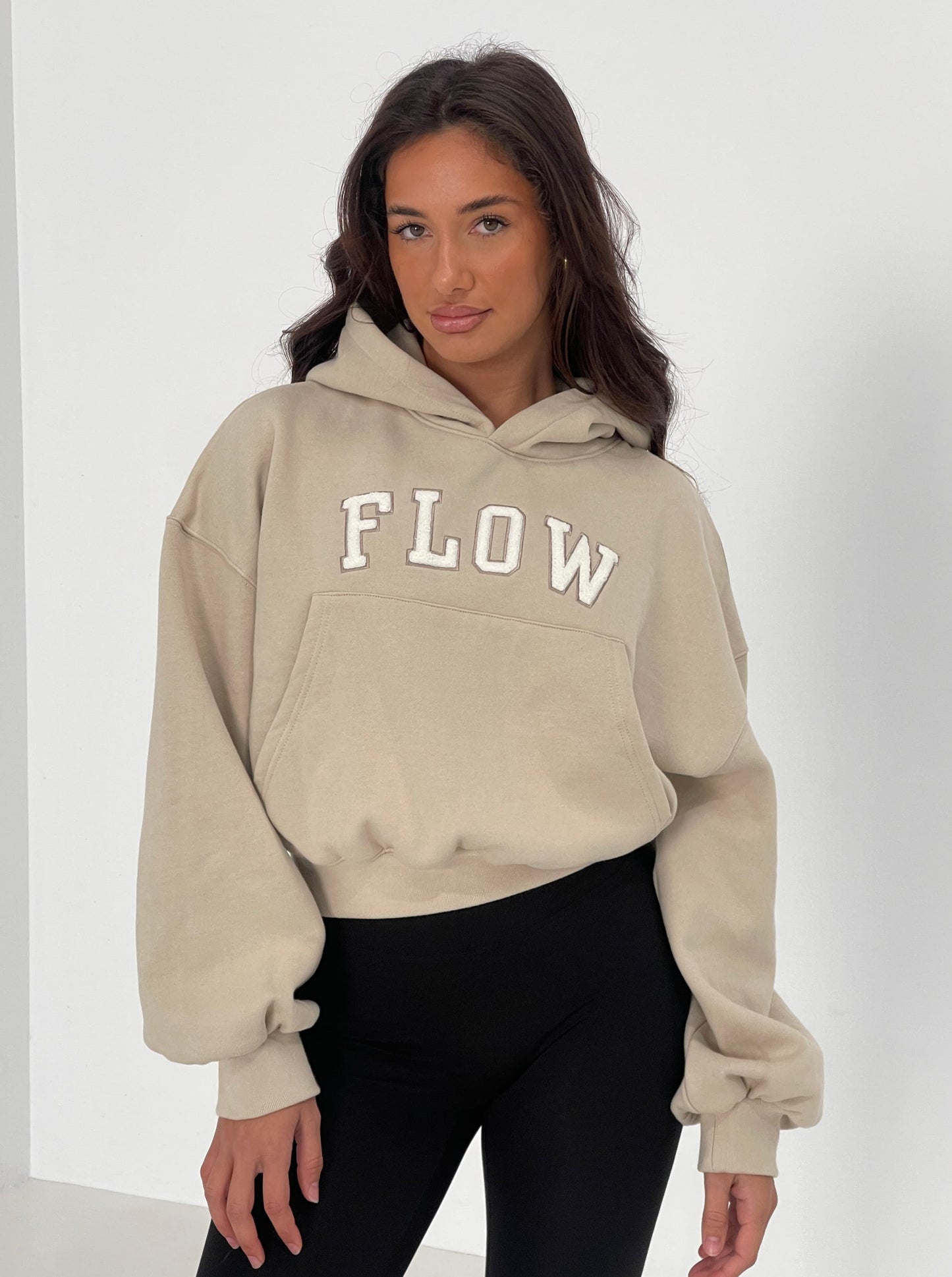 Oversized FLOW Hoodie | Chai