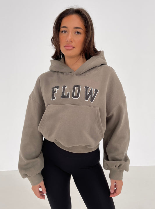 Oversized FLOW Hoodie | Biscuit