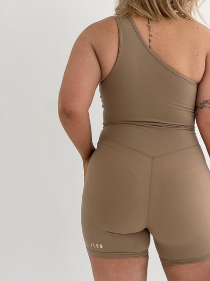 Mya One Shoulder Onesuit | DUNE