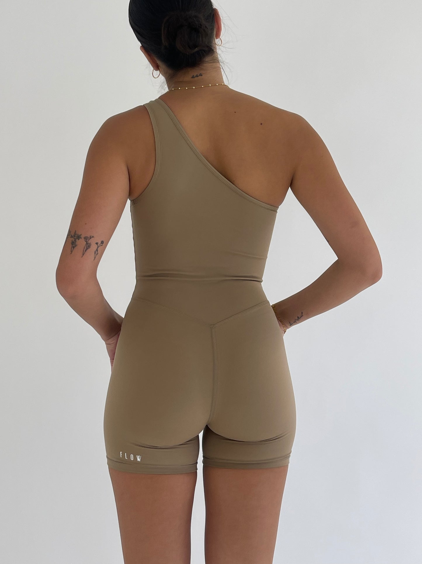Mya One Shoulder Onesuit | DUNE