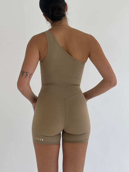 Mya One Shoulder Onesuit | DUNE