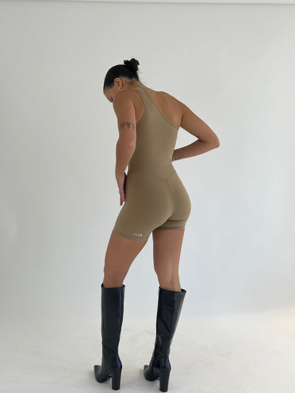Mya One Shoulder Onesuit | DUNE