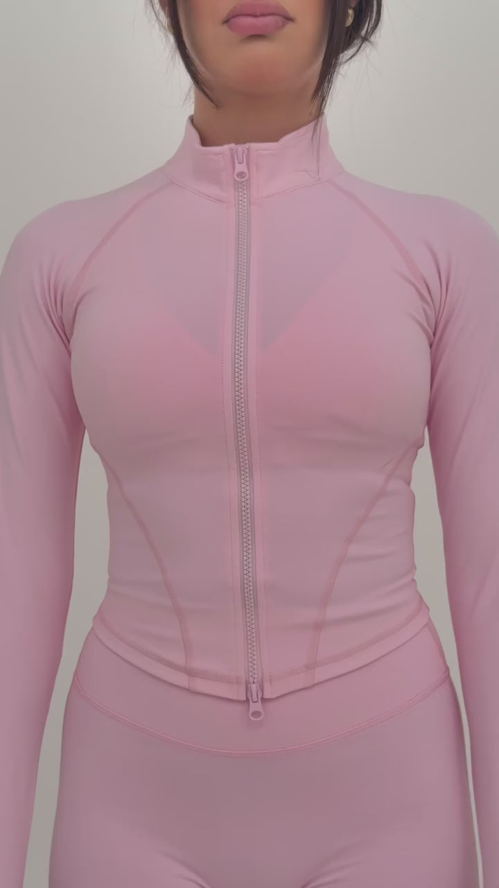 ZB1 ROSE zipup トレーナー　ジャージ　ジップアップ 受注予約】Embroidery jersey – BUNNY APARTMENT