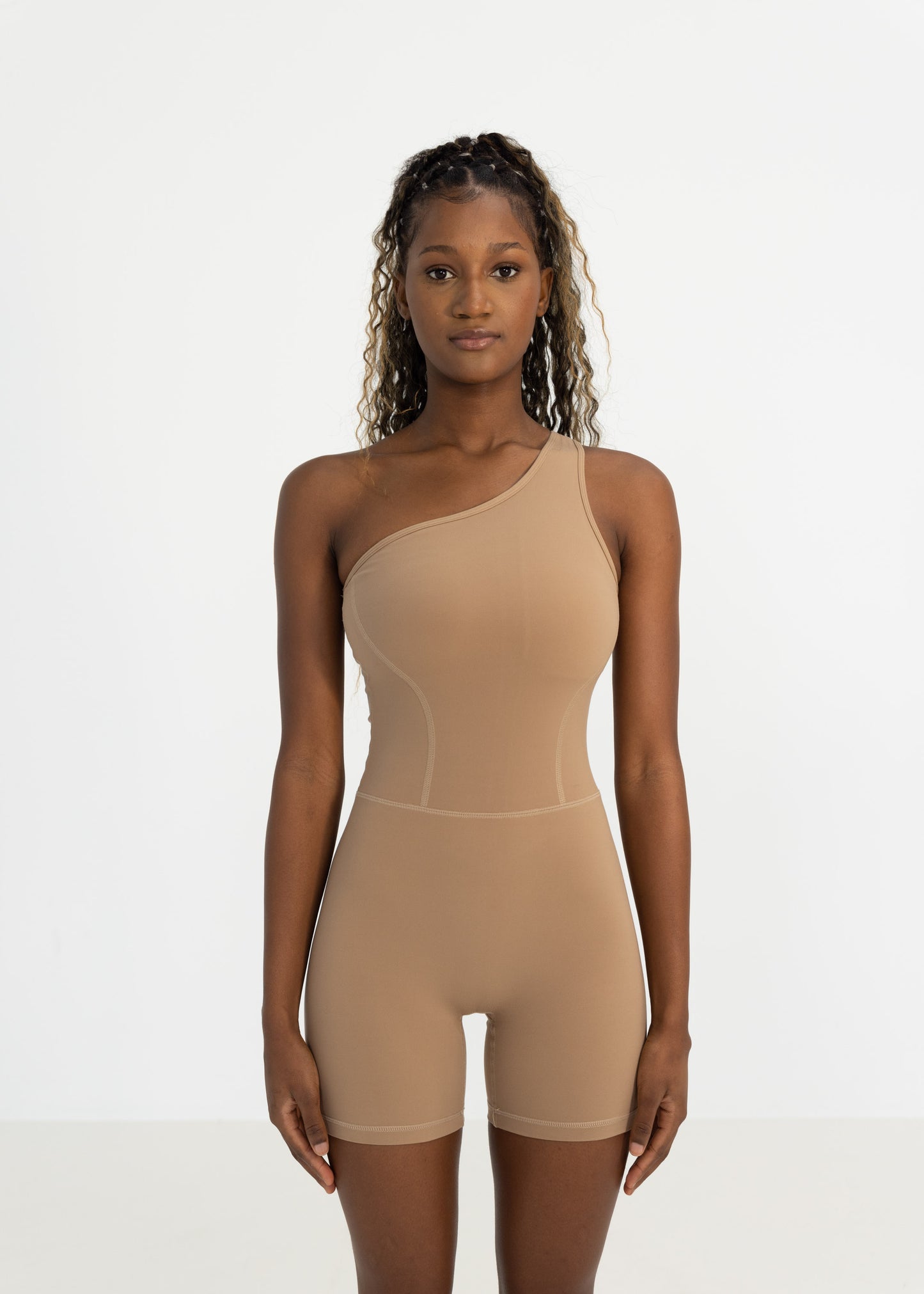 Mya One Shoulder Onesuit | DUNE