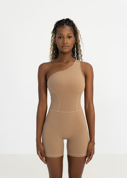 Mya One Shoulder Onesuit | DUNE